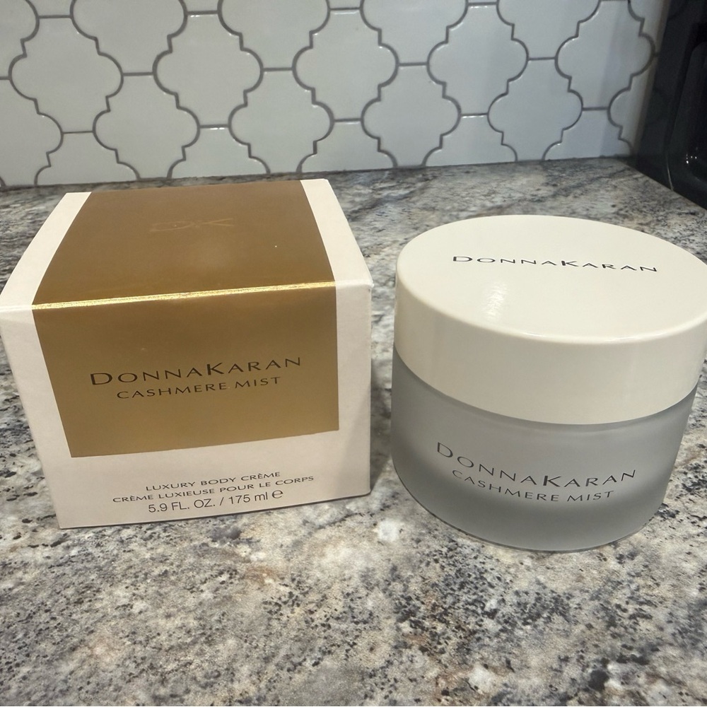 Donna Karan Cashmere Mist Luxury Body Creme - Cream and Gold